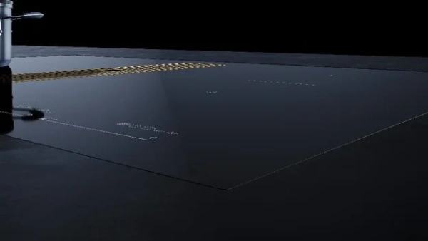 Варочная панель с вытяжкой Kuppersbusch KMI 8590.0 SR Gold купить в Москве с доставкой
