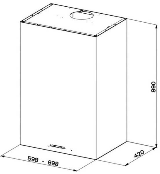 Вытяжка Faber CUBIA PLUS EV8 X A45 купить в Москве

