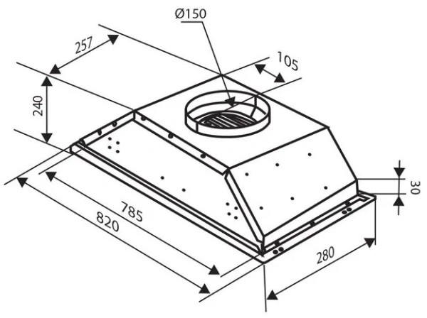 Вытяжка Zigmund Shtain K 010.7 W купить в Москве
