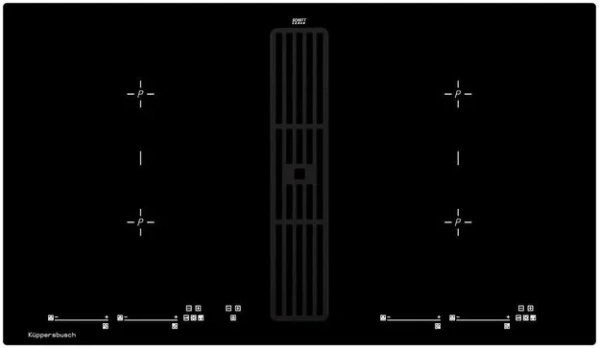 Варочная панель с вытяжкой Kuppersbusch KMI 9800.0 SR Black Velvet купить в Москве