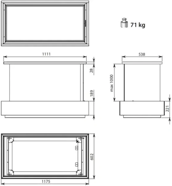 Вытяжка Falmec Levante graphite купить в Москве
