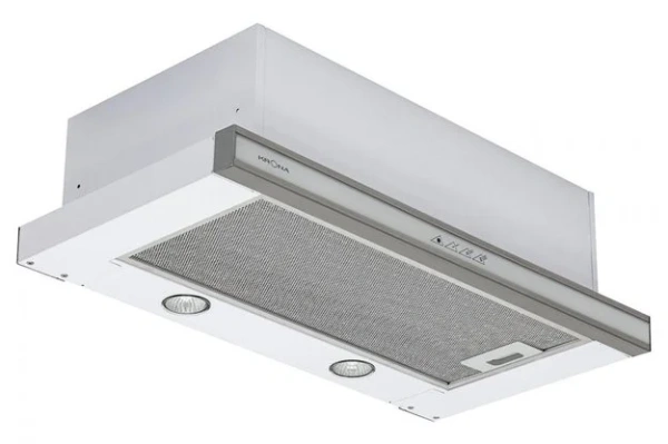Встраиваемая вытяжка KRONA Kamilla sensor 600 white glass (2 мотора) купить в Москве

