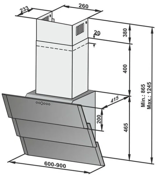 Вытяжка Zigmund Shtain K 219.91 W купить в Москве
