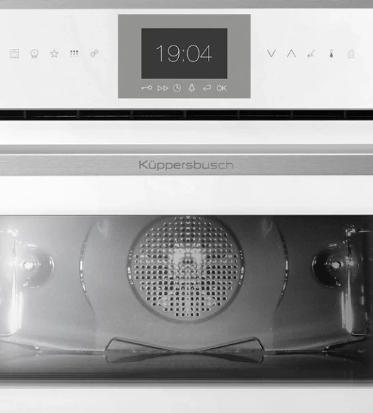 Компактный духовой шкаф с паром Kuppersbusch CBD 6550.0 W1 Stainless steel купить в Москве
