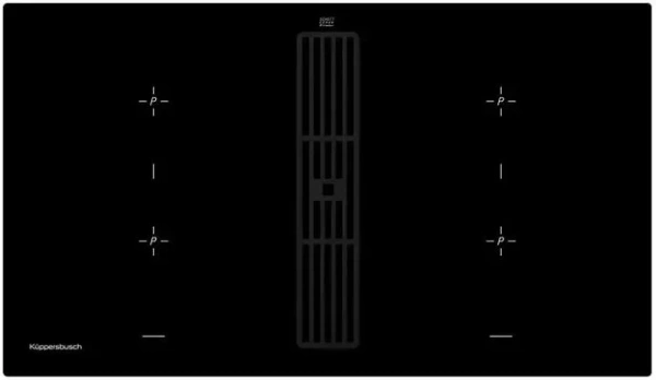 Варочная панель с вытяжкой Kuppersbusch KMI 9850.0 SR Black Velvet купить в Москве