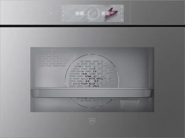 Встраиваемый паровой шкаф V-Zug CombiSteamer V6000 AutoDoor 45 CS6T-23043 платина купить в Москве