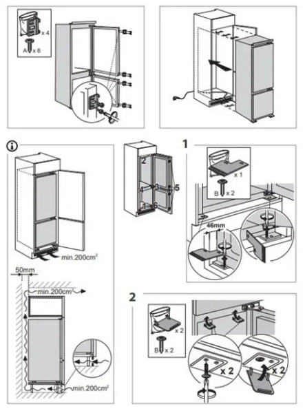 Встраиваемый холодильник Franke FCB 320 TNF NE E купить в Москве
