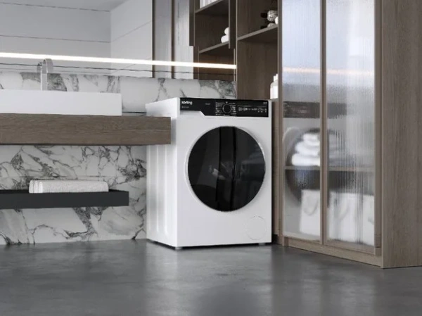 Отдельностоящая стиральная машина с паром Korting KWM 58ILS1297 купить в Москве