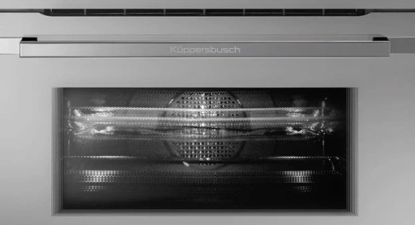 Компактный духовой шкаф с микроволнами Kuppersbusch CBM 6550.0 G3 Silver Chrome купить в Москве
