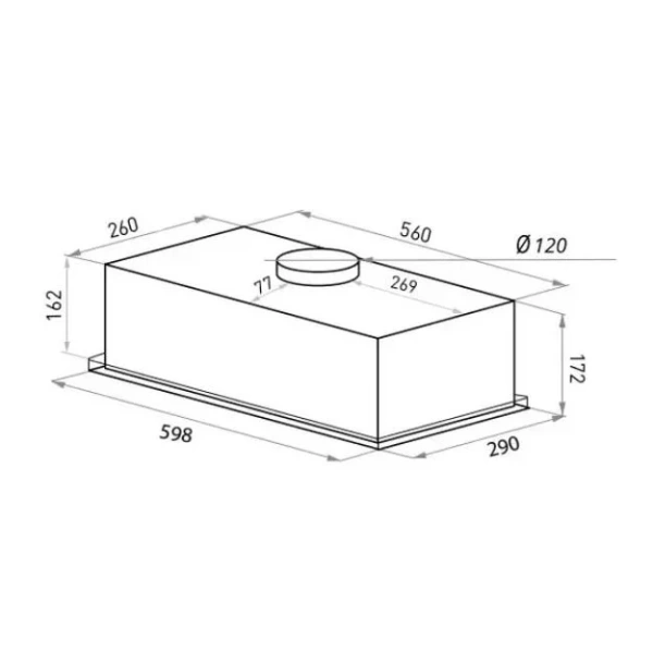 Кухонная вытяжка MAUNFELD Box Push 60 белый купить в Москве
