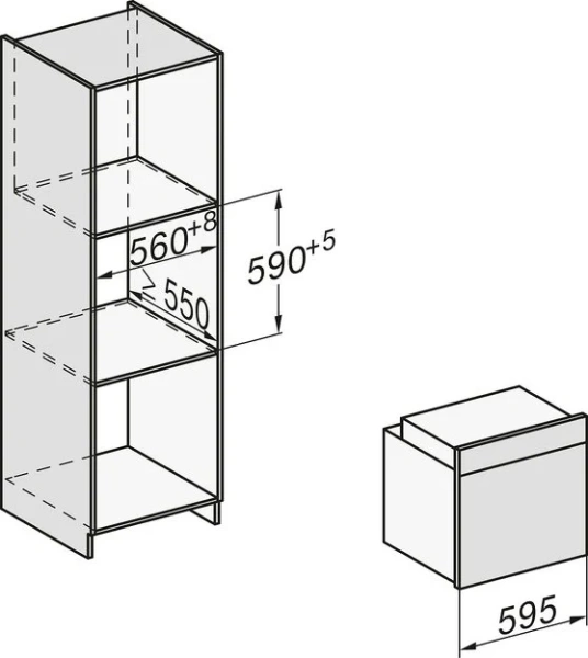 Встраиваемая пароварка Miele DGC 7450 OBSW купить в Москве