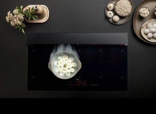 Варочная панель с вытяжкой Falmec BRERA 90 VETRO NERO купить в Москве с доставкой
