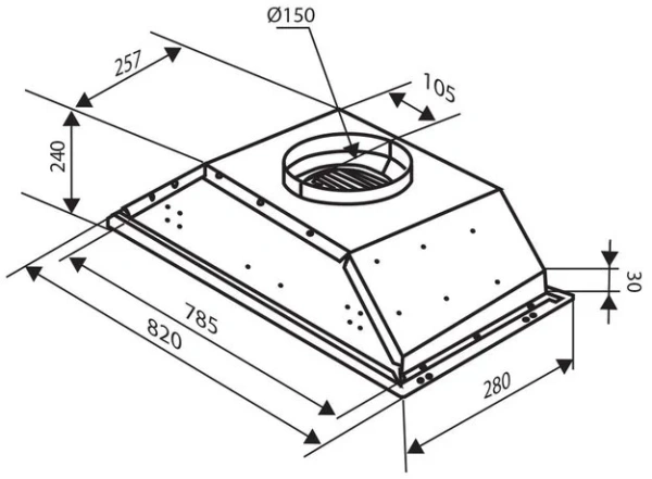 Вытяжка Zigmund Shtain K 010.7 B купить в Москве
