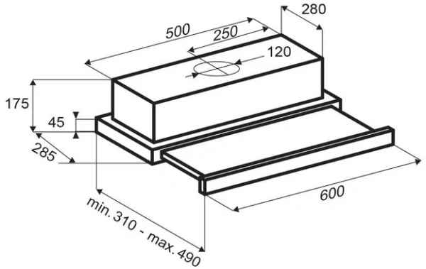 Вытяжка Zigmund Shtain K 010.6 W купить в Москве
