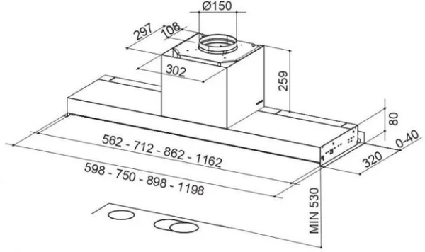 Вытяжка Faber IN-NOVA PREMIUM WH M A120 купить в Москве
