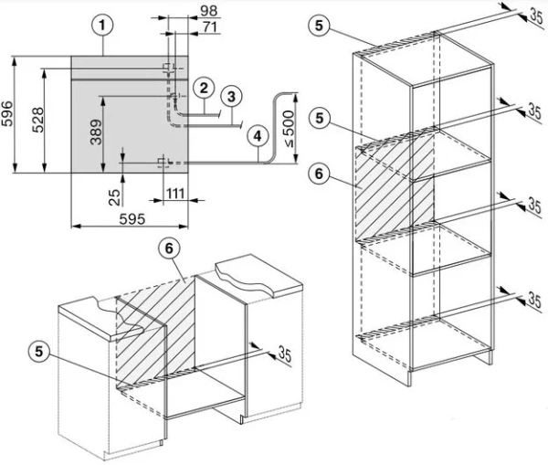 Встраиваемая пароварка Miele DGC 7465 OBSW купить в Москве