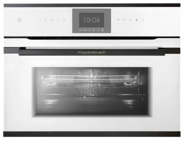 Компактный духовой шкаф с микроволнами Kuppersbusch CBM 6550.0 W2 Black Chrome купить в Москве
