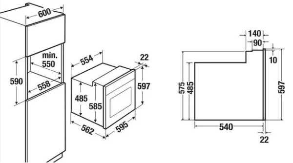 Духовой шкаф Kuppersbusch B 6120.0 S купить в Москве
