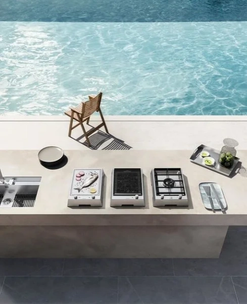 Электрический гриль-теппан-яки Barazza Thalas 1PTFTK купить в Москве с доставкой
