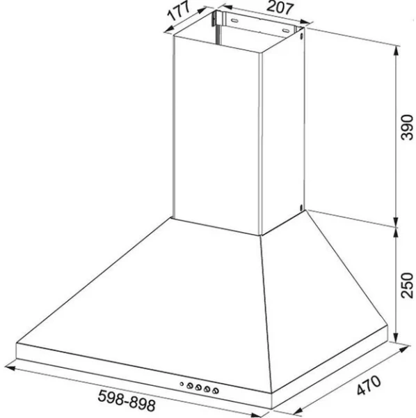 Вытяжка Franke FDL 665 XS купить в Москве
