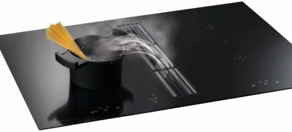 Варочная панель с вытяжкой Kuppersbusch KMI 9800.0 SR Black Velvet купить в Москве с доставкой
