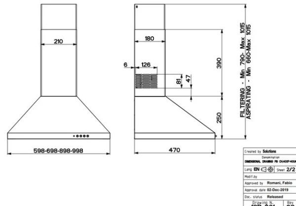 Вытяжка Faber STRIP SMART PB X A60 купить в Москве
