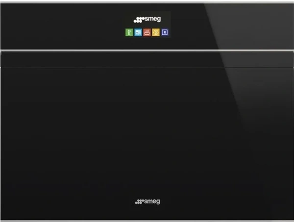 Духовой шкаф комбинированный с микроволновой печью Smeg SF4604PMCNX купить в Москве