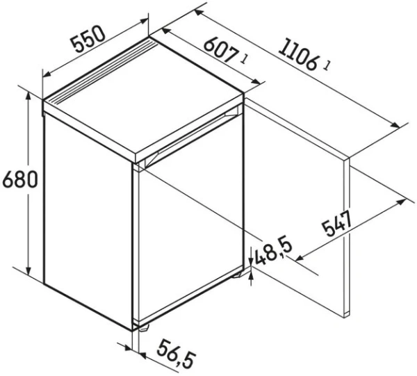 Холодильник Liebherr Re 1000 купить в Москве
