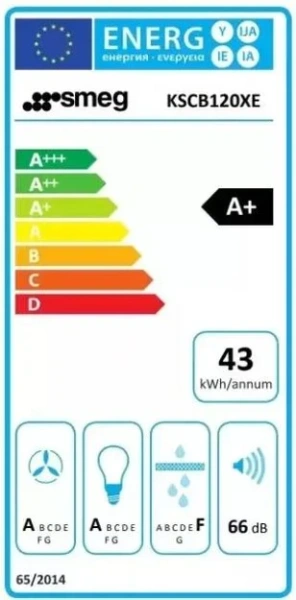 Встраиваемая вытяжка Smeg KSCB120XE купить в Москве
