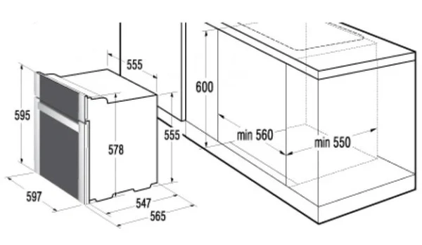 Духовой шкаф Korting OKB 793 CMGW купить в Москве
