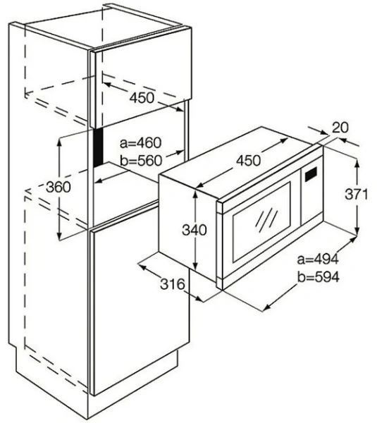 Микроволновая печь AEG MC1763E-M купить в Москве
