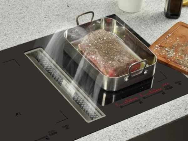 Варочная панель с вытяжкой Kuppersbusch KMI 8500.0 WR Copper купить в Москве с доставкой
