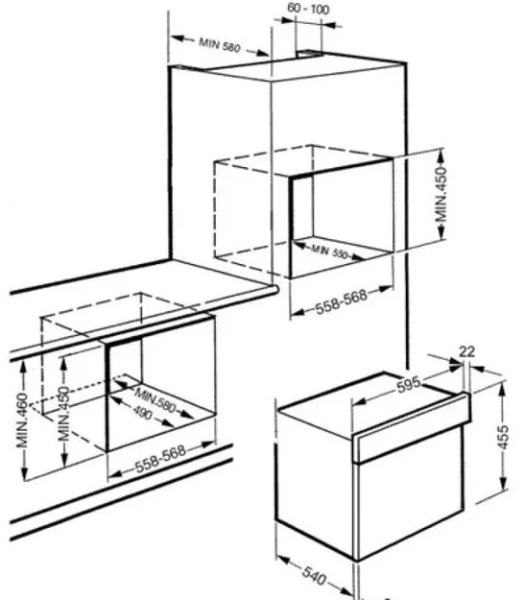 Микроволновая печь Smeg SC845MAO9 купить в Москве

