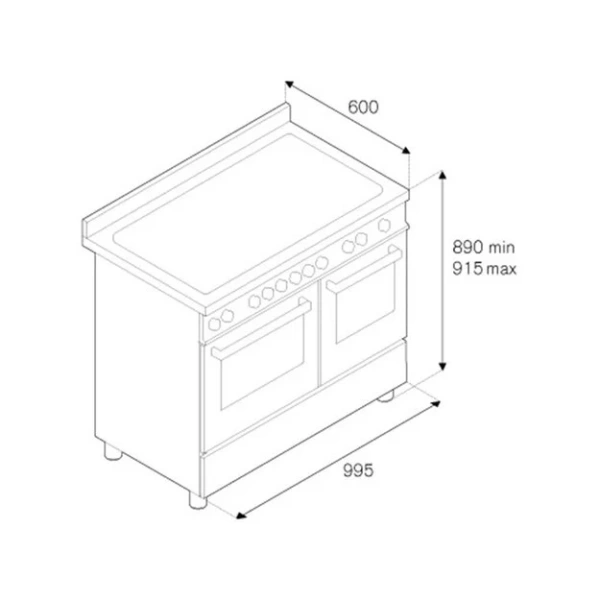 Варочный центр Bertazzoni PRO1006MFEDART купить в Москве