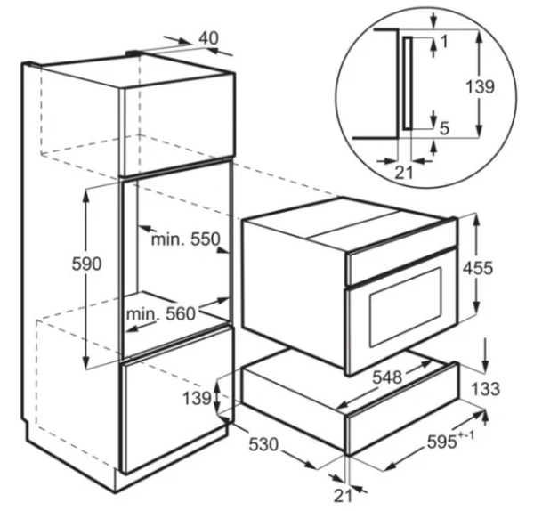 Встраиваемый подогреватель посуды Electrolux KBD4X купить в Москве
