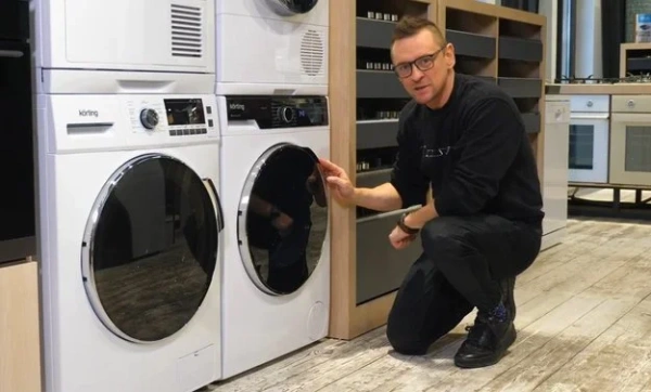 Узкая стиральная машина с паром Korting KWM 40IS1270 купить в Москве