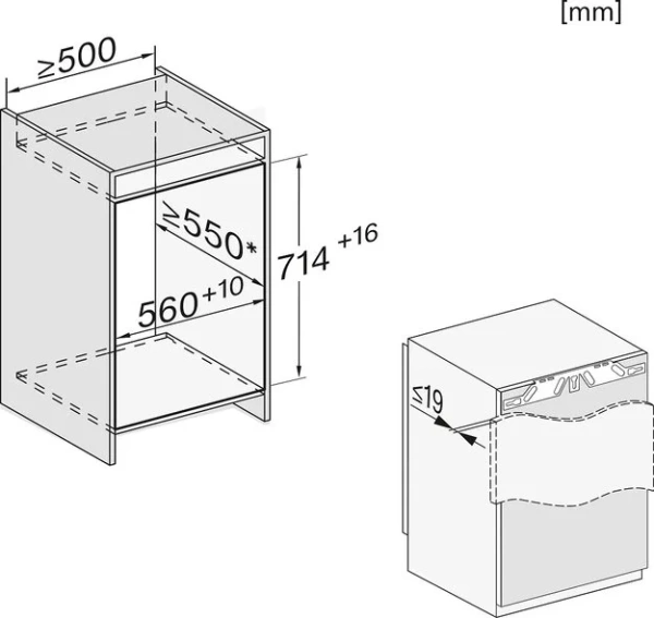 Встраиваемый морозильник Miele FNS 7040 C купить в Москве
