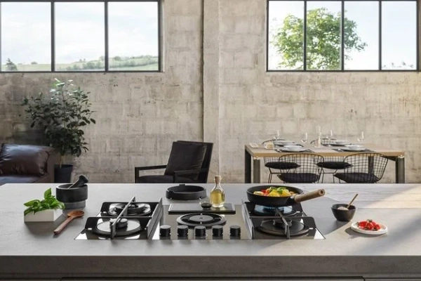 Варочная панель с вытяжкой Elica NIKOLATESLA FLAME GR/F/88 купить в Москве с доставкой
