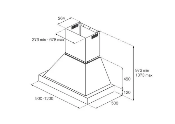 Вытяжка Bertazzoni K120HERTX+KC48HERTAV купить в Москве
