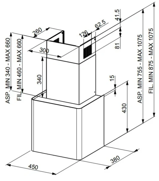 Вытяжка Faber Lithos EG6 WH A45 купить в Москве

