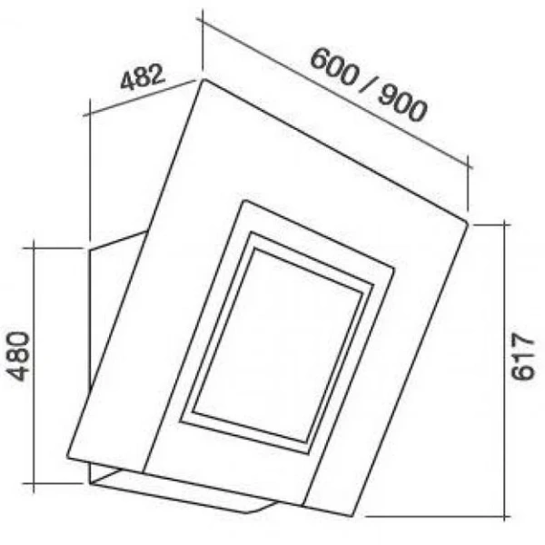 Вытяжка Falmec Millenium 90 ix (450) купить в Москве
