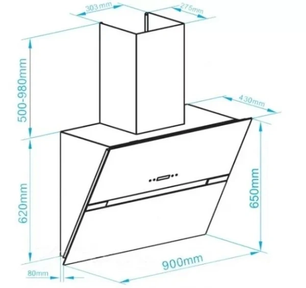 Вытяжка Kaiser AT 9407 NFW купить в Москве
