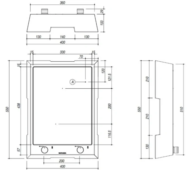 Индукционная варочная панель Barazza Thalas 1PTFID купить в Москве с доставкой
