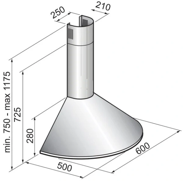 Вытяжка Korting KHC 6930 X купить в Москве
