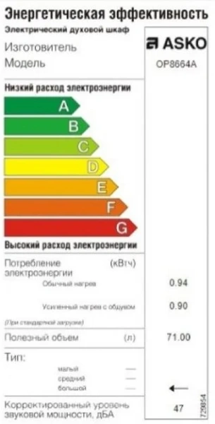 Духовой шкаф Asko OP8664A купить в Москве
