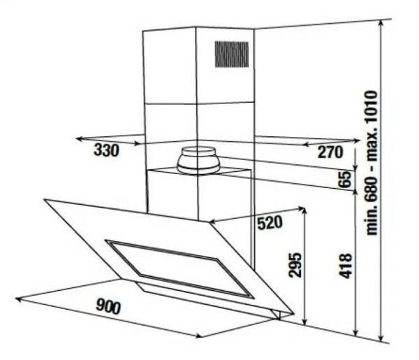 Вытяжка Kuppersbusch KD 9610.0 J купить в Москве
