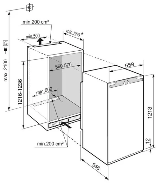 Холодильник Liebherr SBS 33I3 купить в Москве