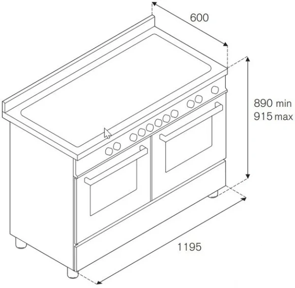 Варочный центр Bertazzoni HER125I2EXT купить в Москве