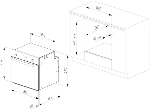 Духовой шкаф Korting OKB 9102 CSGB PRO купить в Москве
