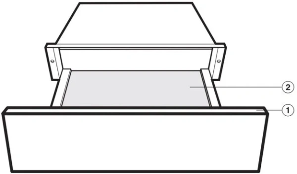 Встраиваемый подогреватель для посуды Korting KW 601 GN купить в Москве
